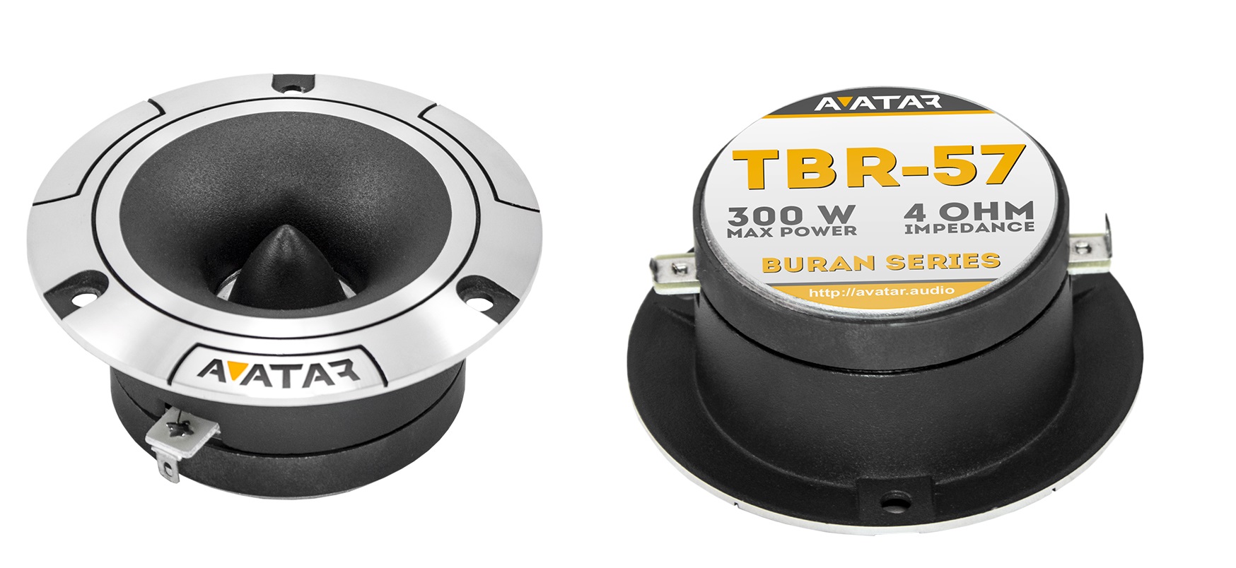 Deaf Bonce TBR-57 Avatar 300w Bullet Tweeters - Autostyle